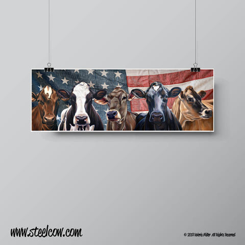 "Dairy Girls"™ Americowna Collection™ Paper Print