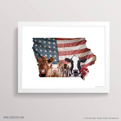 "The Girls & Friends...Iowa"™ Paper Print